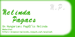 melinda pagacs business card